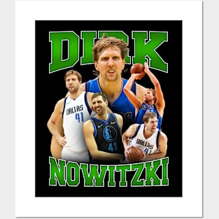 Vintage Dirk Nowitzki 90s Retro Posters and Art